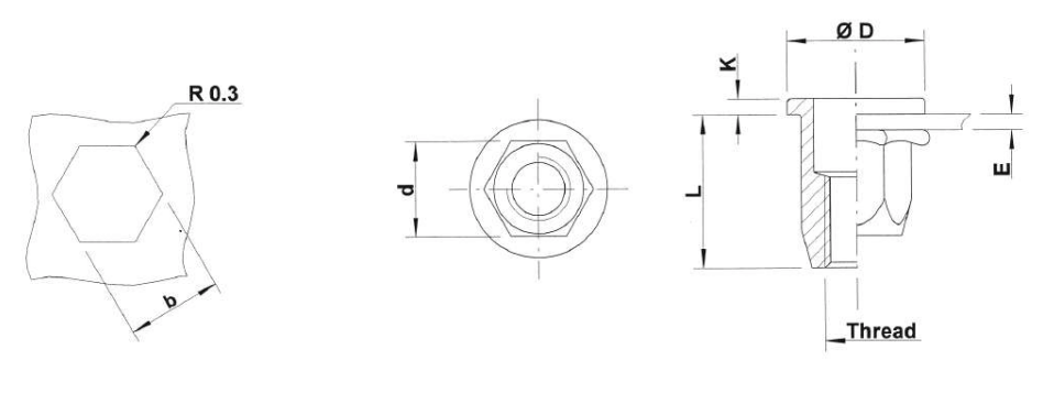 NIITTIMUTTERIT LAIPPAKANTA Piirustus